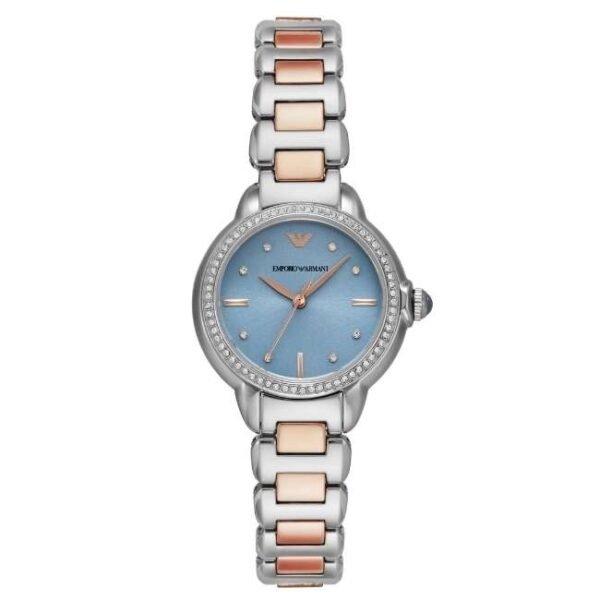Emporio Armani Round Blue Women Watch Ar11597