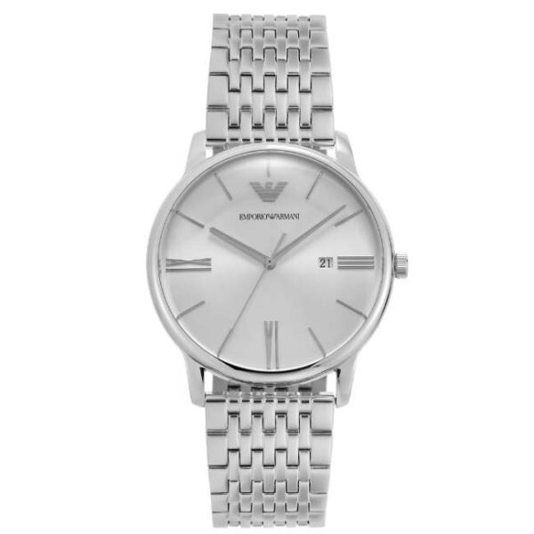Emporio Armani Round White Men Watch Ar11599
