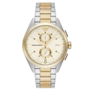 Emporio Armani Round Cream Men Watch Ar11605