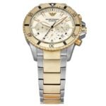 Emporio Armani Round Cream Men Watch Ar11606