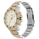 Emporio Armani Round Cream Men Watch Ar11606