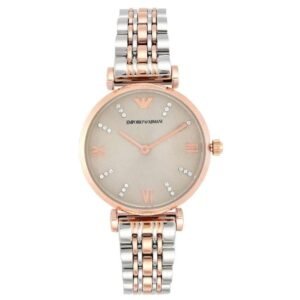 Emporio Armani Round Silver Women Watch Ar1840