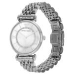 Emporio Armani Round Mother Of Pearl Women Watch Ar1908