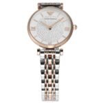 Emporio Armani Round White Women Watch Ar1926