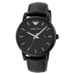 Emporio Armani Round Black Men Watch Ar1973