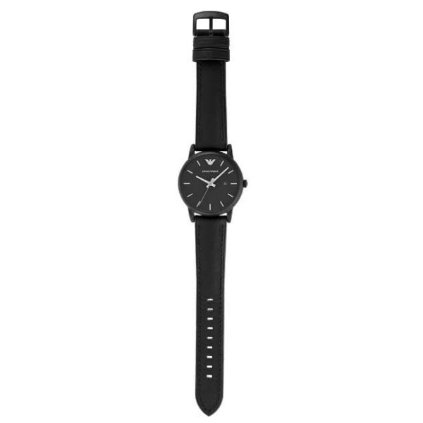 Emporio Armani Round Black Men Watch Ar1973