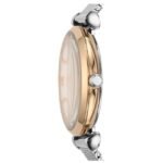 Emporio Armani Round White Mother Of Pearl Women Watch Ar2068
