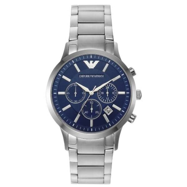 Emporio Armani Round Blue Men Watch Ar2448