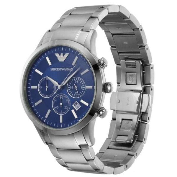 Emporio Armani Round Blue Men Watch Ar2448