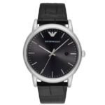 Emporio Armani Round Black Men Watch Ar2500