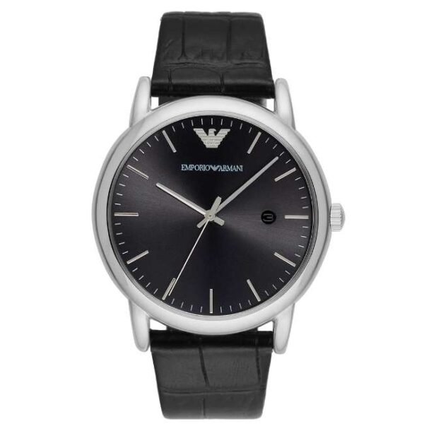 Emporio Armani Round Black Men Watch Ar2500