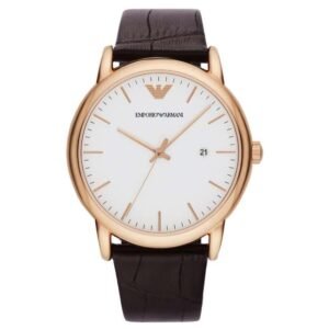 Emporio Armani Round White Men Watch Ar2502