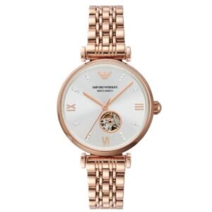 Emporio Armani Round Silver Women Watch Ar60023