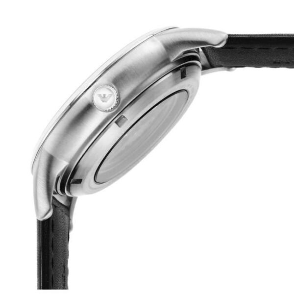 Emporio Armani Round Black Men Watch Ar60038