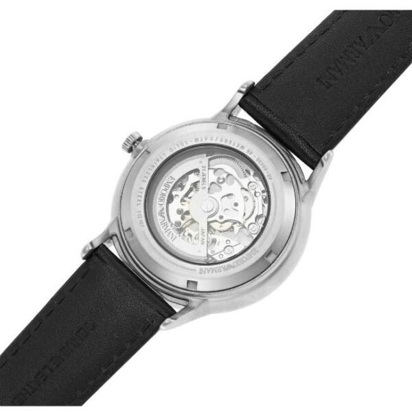 Emporio Armani Round Black Men Watch Ar60038