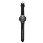 Emporio Armani Round Black Men Watch Ar60038