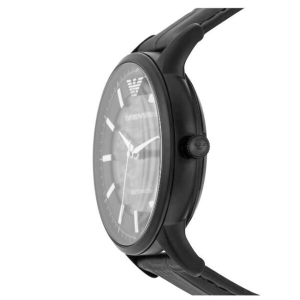 Emporio Armani Round Black Men Watch Ar60042