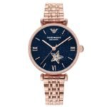 Emporio Armani Round Blue Women Watch Ar60043