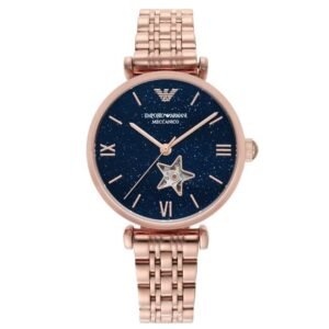 Emporio Armani Round Blue Women Watch Ar60043