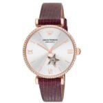Emporio Armani Round Silver Women Watch Ar60044