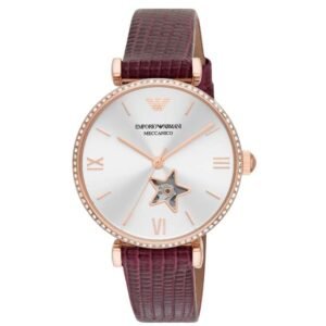 Emporio Armani Round Silver Women Watch Ar60044