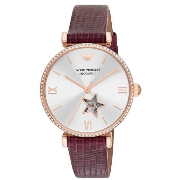 Emporio Armani Round Silver Women Watch Ar60044