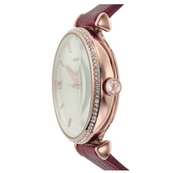 Emporio Armani Round Silver Women Watch Ar60044