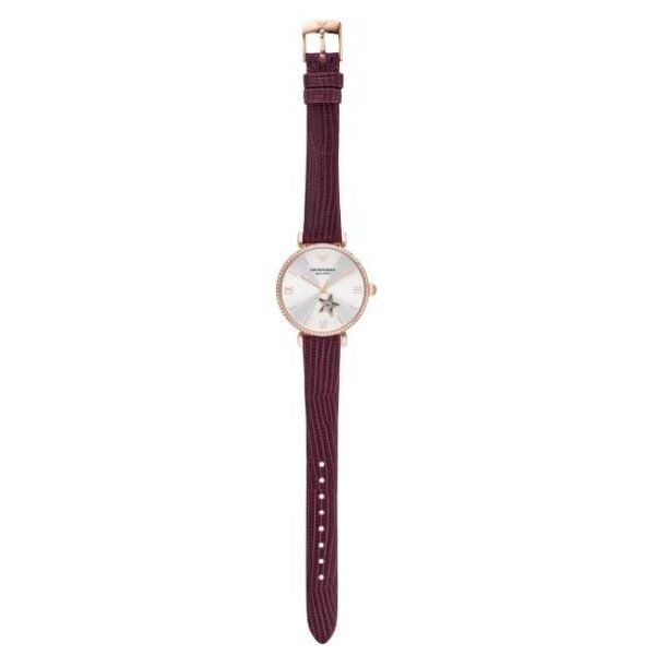 Emporio Armani Round Silver Women Watch Ar60044