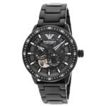 Emporio Armani Round Black Men Watch Ar60054