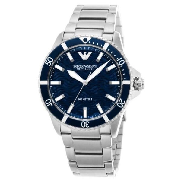 Emporio Armani Round Blue Men Watch Ar60059