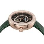 Emporio Armani Round Black Mother Of Pearl Women Watch Ar60069