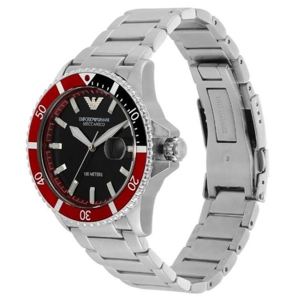 Emporio Armani Round Black Men Watch Ar60074