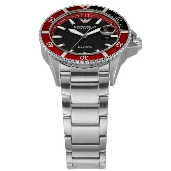 Emporio Armani Round Black Men Watch Ar60074