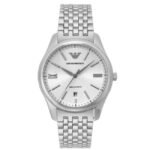 Emporio Armani Round White Men Watch Ar60076