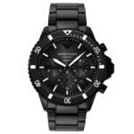Emporio Armani Round Black, Gray Men Watch Ar70010