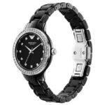 Emporio Armani Round Black, Gray Men Watch Ar70010