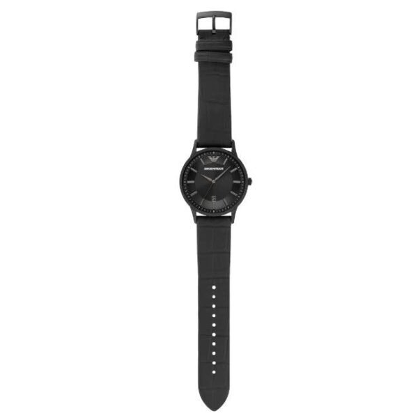 Emporio Armani Round Black Men Watch Ar80057