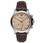 Emporio Armani Round Silver Men Watch Art3014