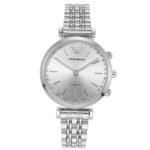 Emporio Armani Round Silver Women Watch Art3018