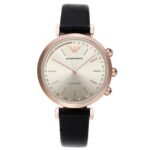 Emporio Armani Round Gray Women Watch Art3027