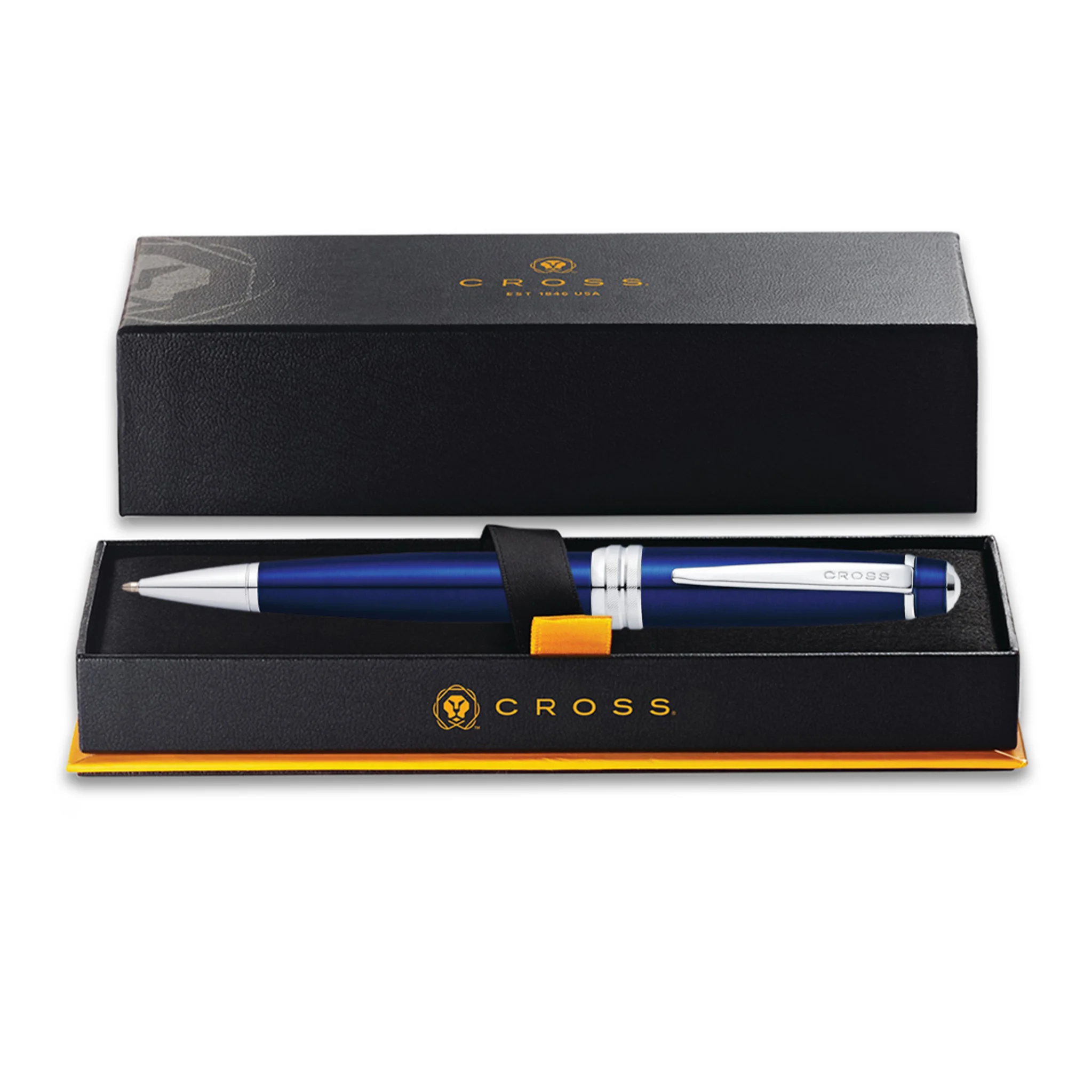 Cross Pen Bailey Blue Lacquer Ballpoint Pen - Premium Box