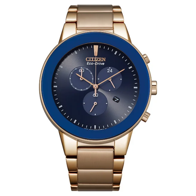 Citizen Eco-Drive Blue Watch For Men -AT2243-87L