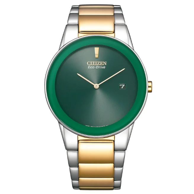 Citizen Eco-Drive Green Watch For Men -AU1064-85X