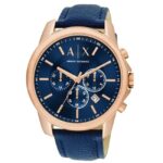 Armani Exchange Round Blue Men Watch Ax1723
