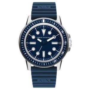 Armani Exchange Round Blue Men Watch Ax1851