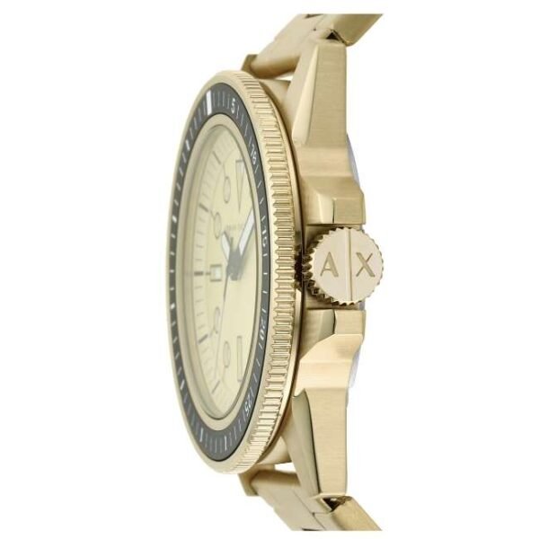Armani Exchange Round Gold Men Watch Ax1854