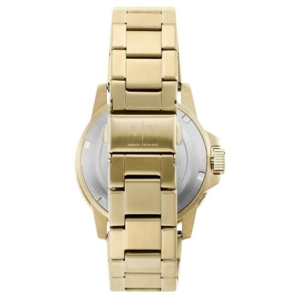 Armani Exchange Round Gold Men Watch Ax1854