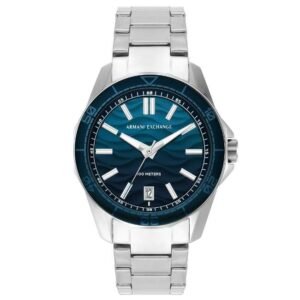 Armani Exchange Round Blue Men Watch Ax1950