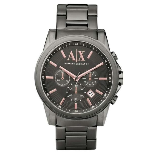 Armani Exchange Round Gray Men Watch Ax2086