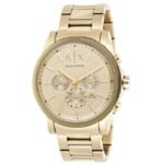 Armani Exchange Round Gold Men Watch Ax2099